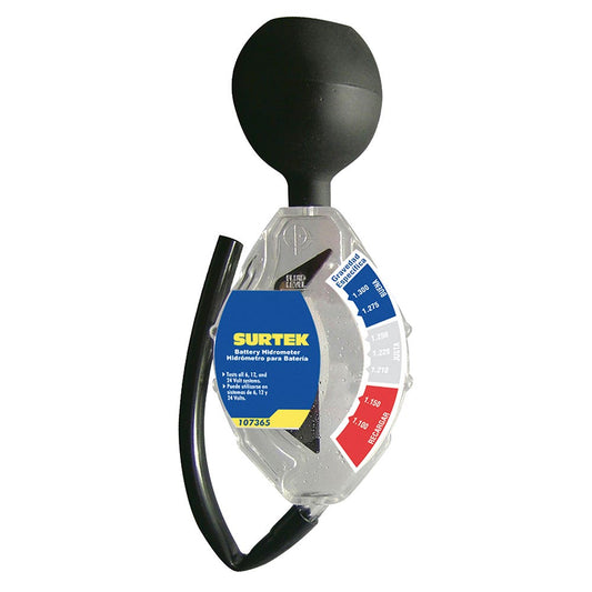Hidrómetro Para Batería, Capacidad 1100 - 1300 G/cm2, Surtek 107365