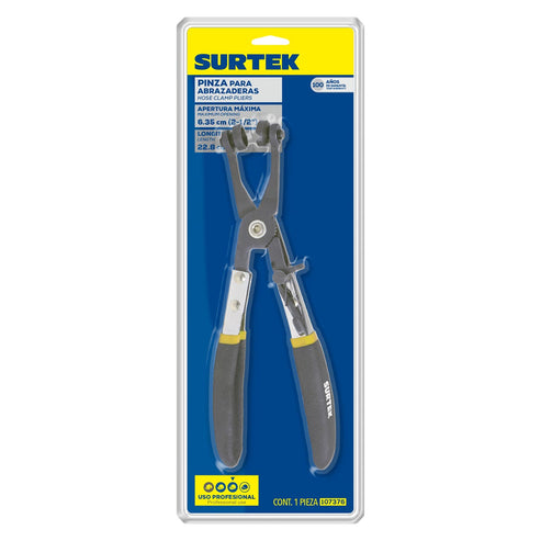 Pinza Para Abrazaderas 2-1/2, Surtek 107376