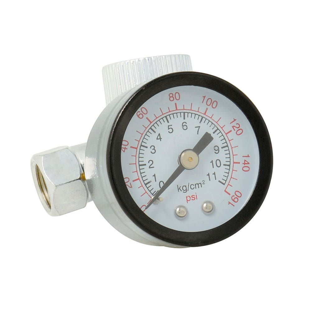 Regulador De Aire Con Manómetro 160 PSI, Surtek 108101