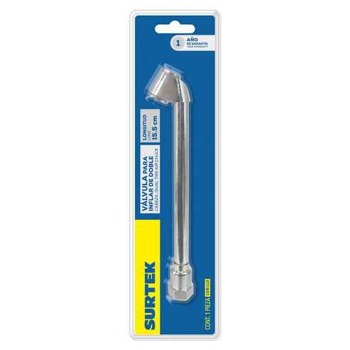 Cabeza Doble Para Inflar De 1/4 NPT, Surtek 108112