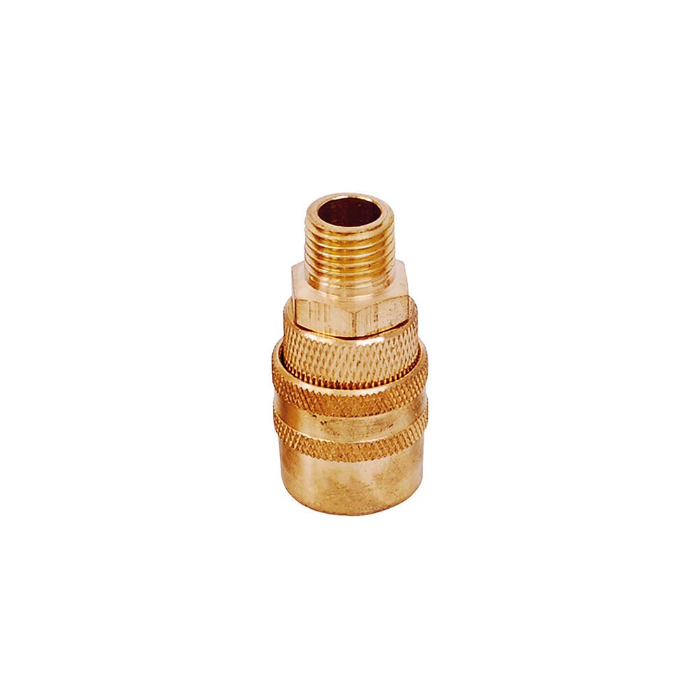 Cople De Bronce De Conexión Rápida 1/4 NPT, Macho, Surtek 108124