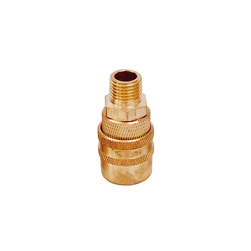Cople De Bronce De Conexión Rápida 1/4 NPT, Macho, Surtek 108124