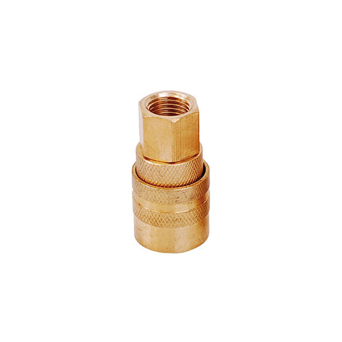 Cople De Bronce De Conexión Rápida 1/4 NPT, Hembra, Surtek 108125