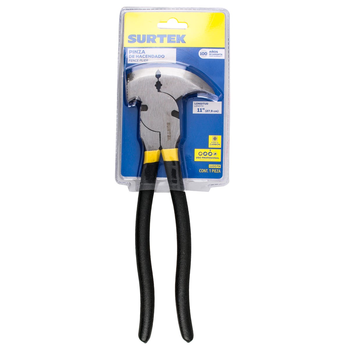 Pinza De Hacendado Con Mango Con Doble Recubrimiento 11, Surtek 110079
