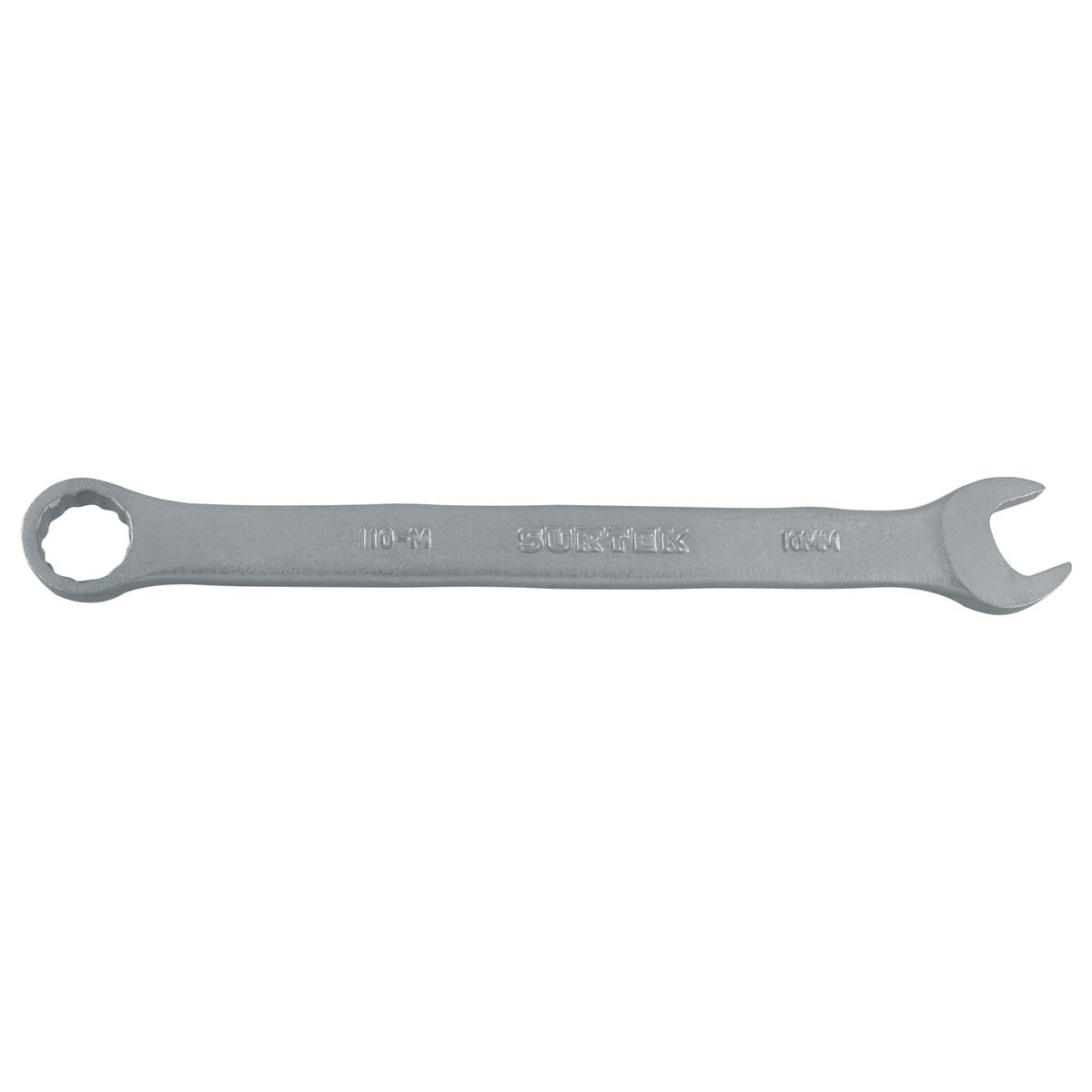 Llave Combinada Satinada Métrica, 12 Puntas, Surtek 110M