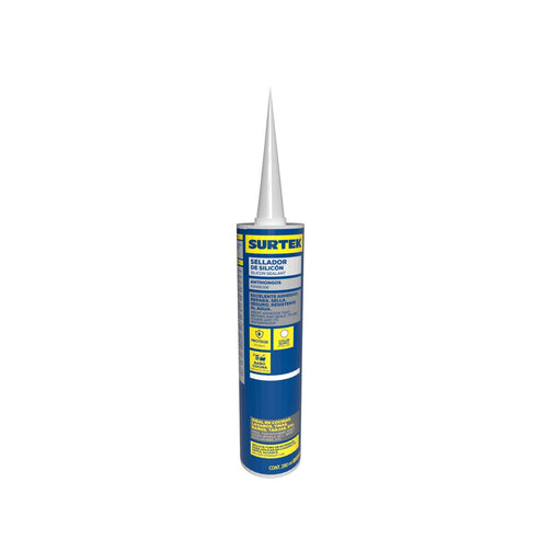 Silicón Para Baño Y Cocina Color Blanco, 280 ml, Surtek 113452