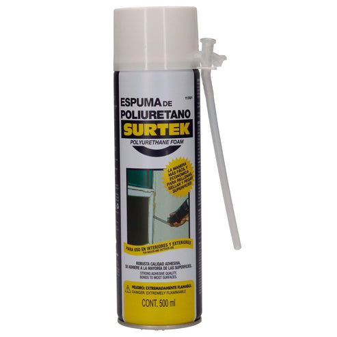 Espuma De Poliuretano Resistente A La Temperatura, 500 ml, Surtek 113501