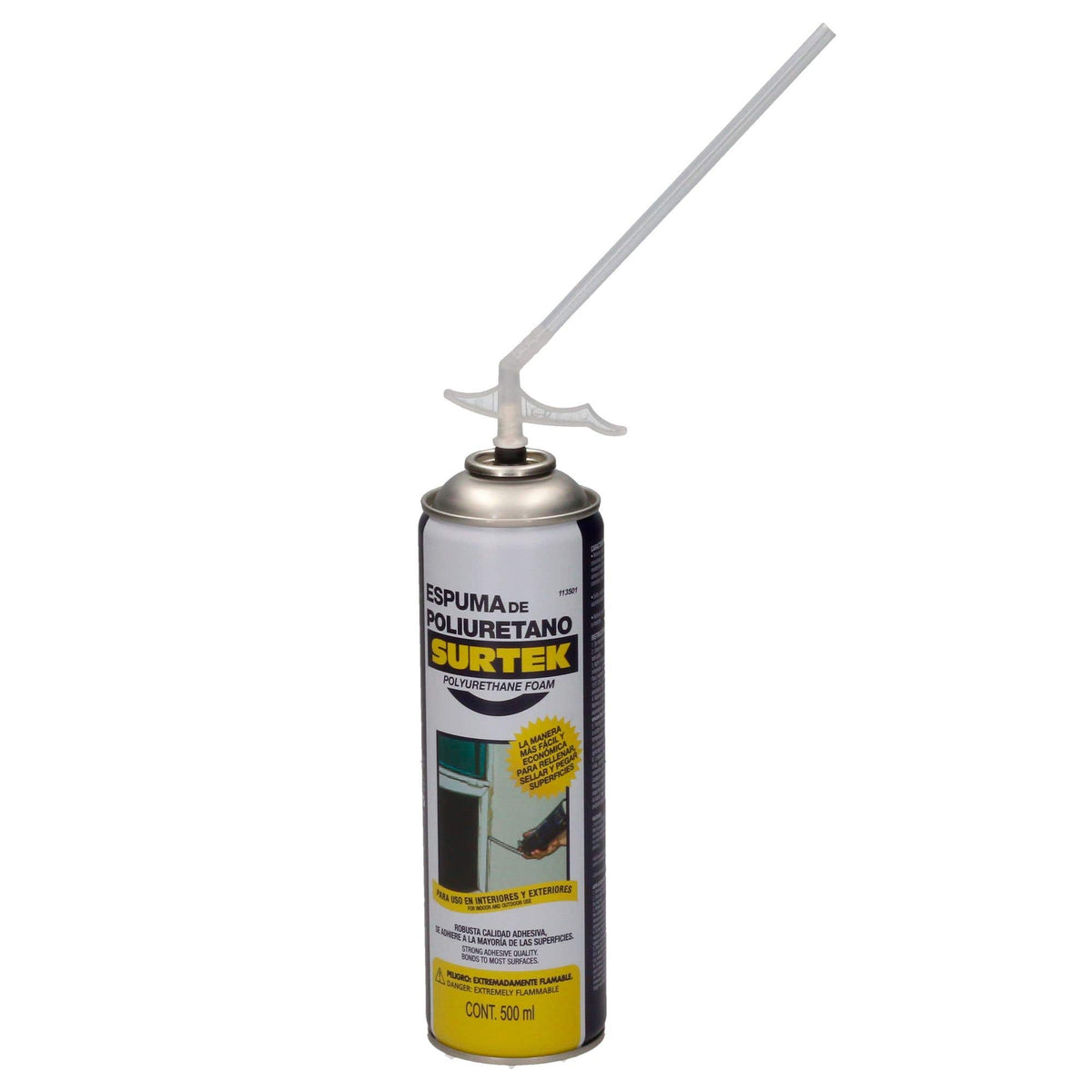 Espuma De Poliuretano Resistente A La Temperatura, 500 ml, Surtek 113501