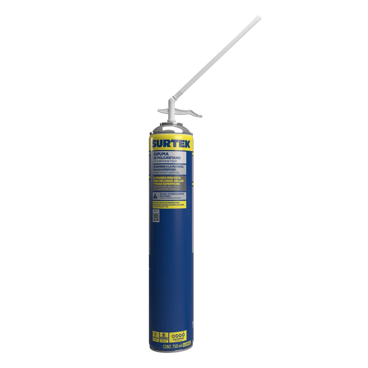 Espuma De Poliuretano Resistente A La Temperatura, 750 ml, Surtek 113502