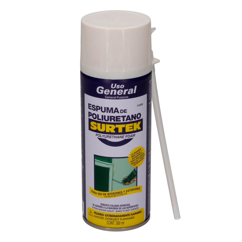 Espuma De Poliuretano 300 ml, Surtek 113520