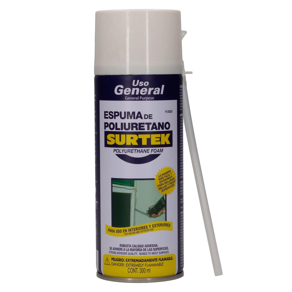 Espuma De Poliuretano 300 ml, Surtek 113520