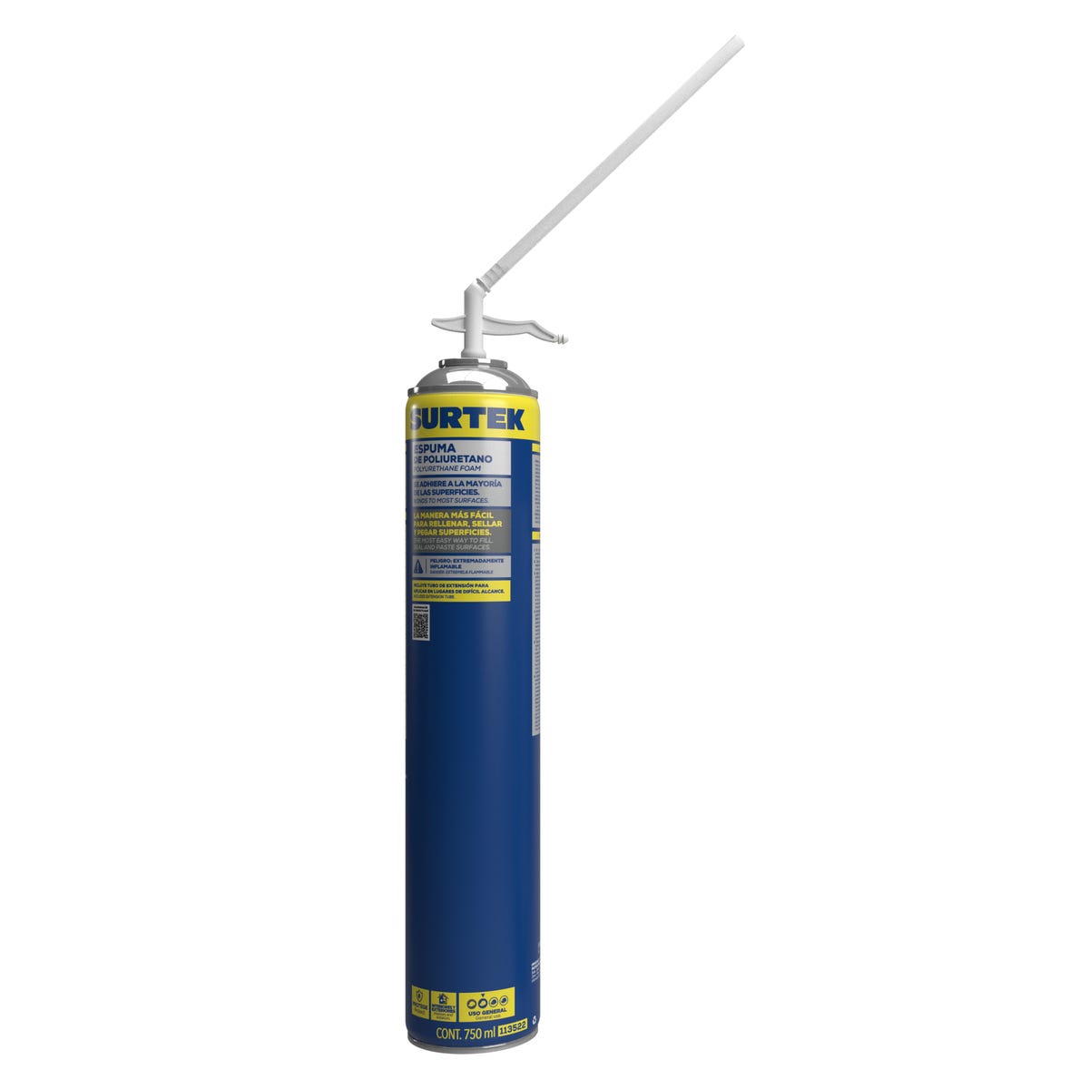 Espuma De Poliuretano 750 ml, Surtek 113522