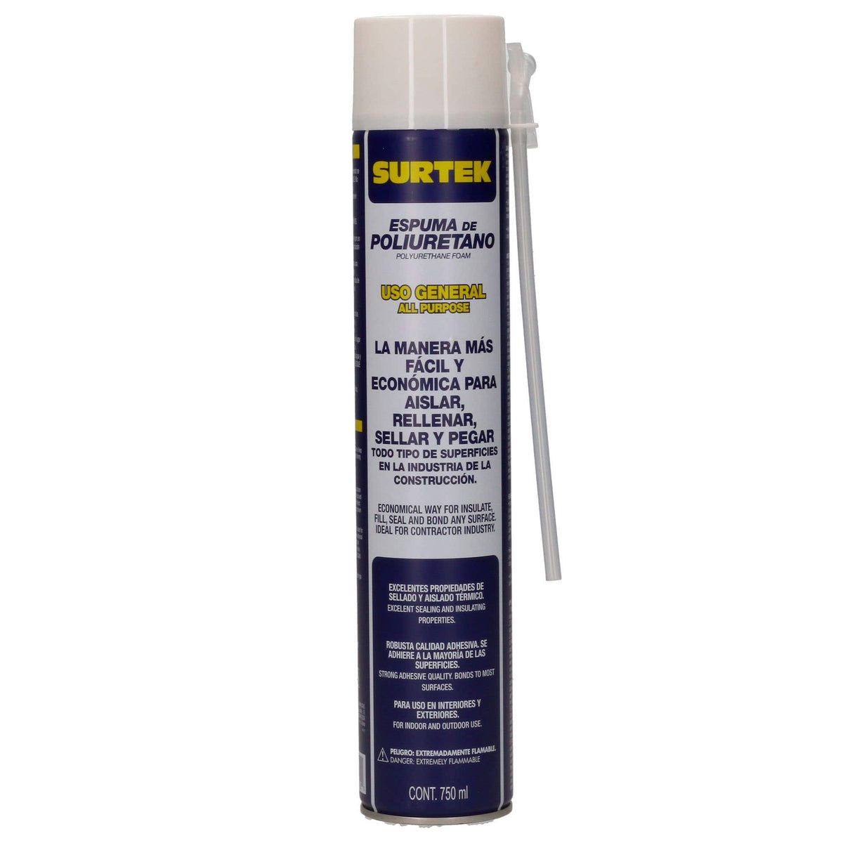 Espuma De Poliuretano 750 ml, Surtek 113522