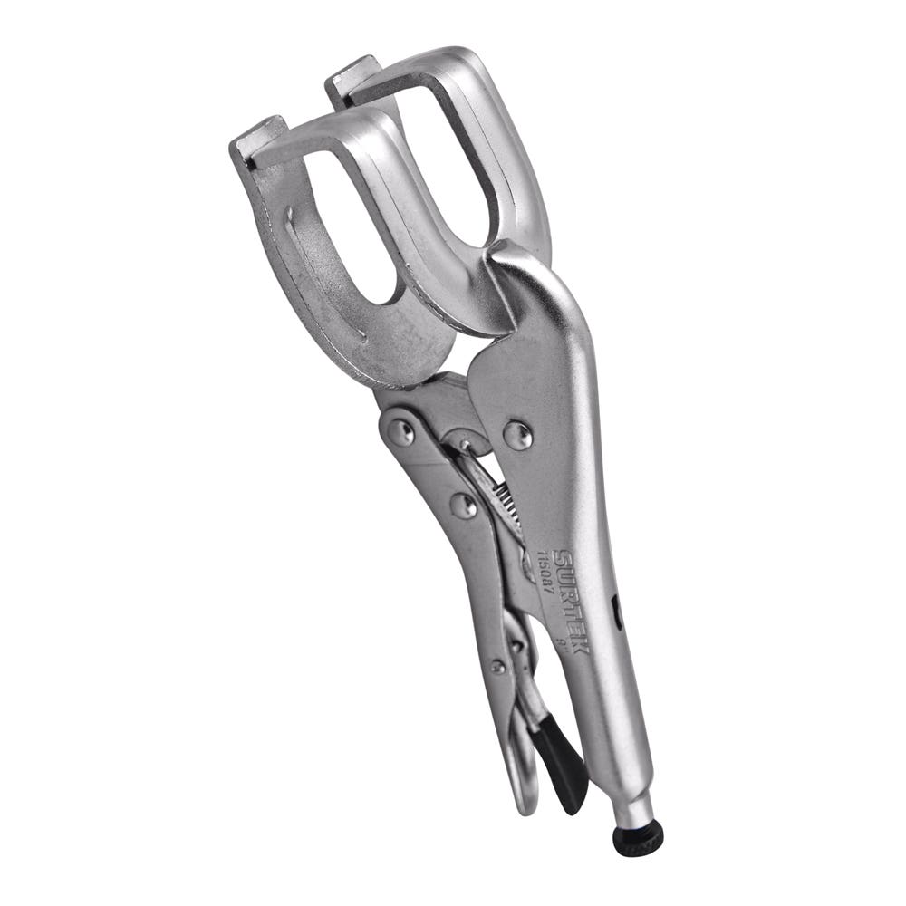 Pinza De Presión Cromada Quijada Para Sujetar Y Soldar Vigas De 9, Surtek 115087