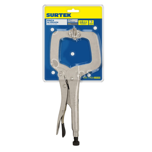 Pinza De Presión Cromada Tipo C De 11, Surtek 115089