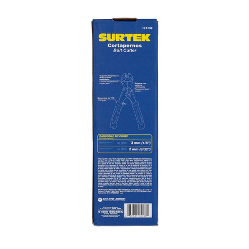 Cortapernos Con Mangos Tubulares Con Grip 8, Surtek 115138