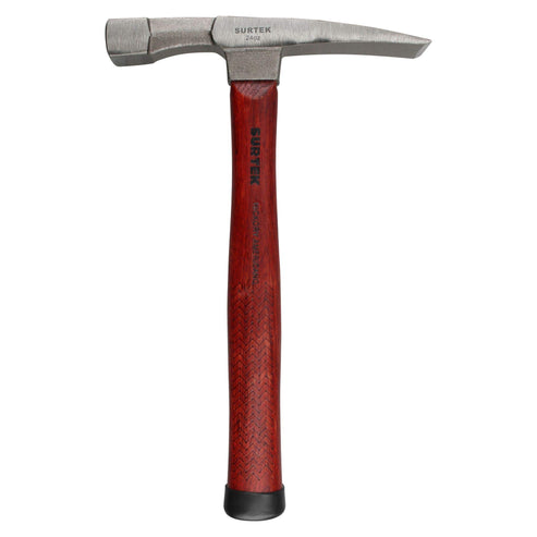 Martillo Para Albañilería Con Mango De Madera 13, 24 Oz, Surtek 117018