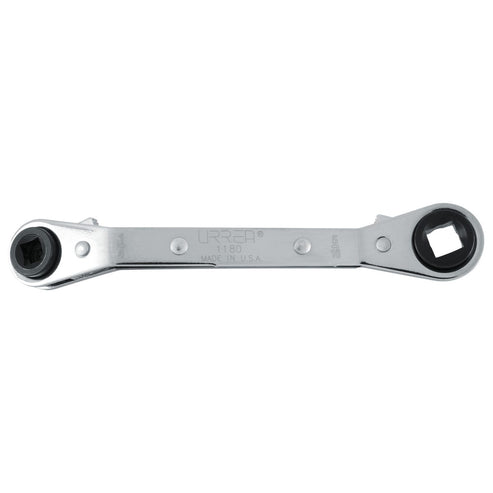 Llave De Estrías De Matraca Para Refrigeración En Pulgadas, 1/4 x 3/16- 3/8 x 5/16, Urrea 1180
