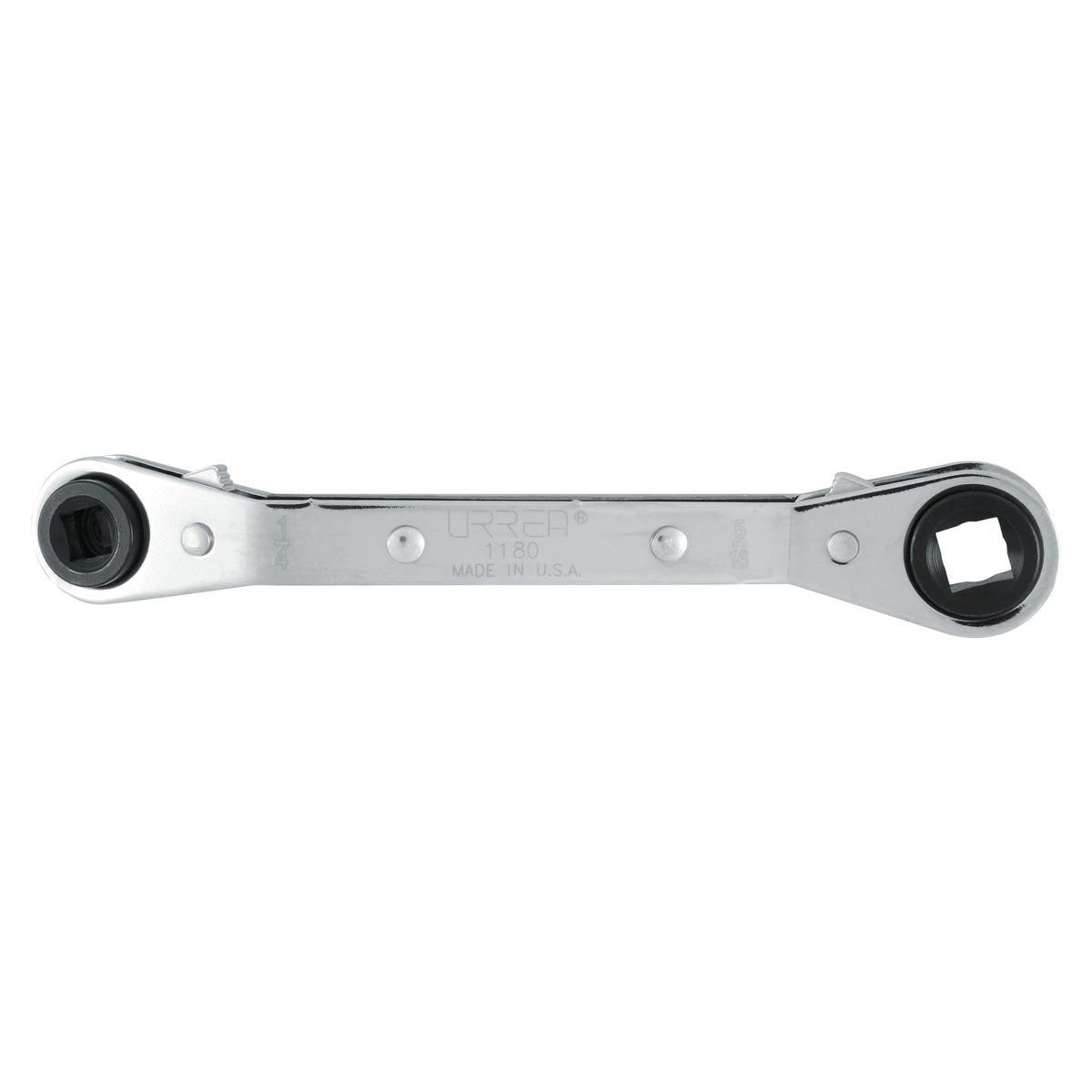 Llave De Estrías De Matraca Para Refrigeración En Pulgadas, 1/4 x 3/16- 3/8 x 5/16, Urrea 1180