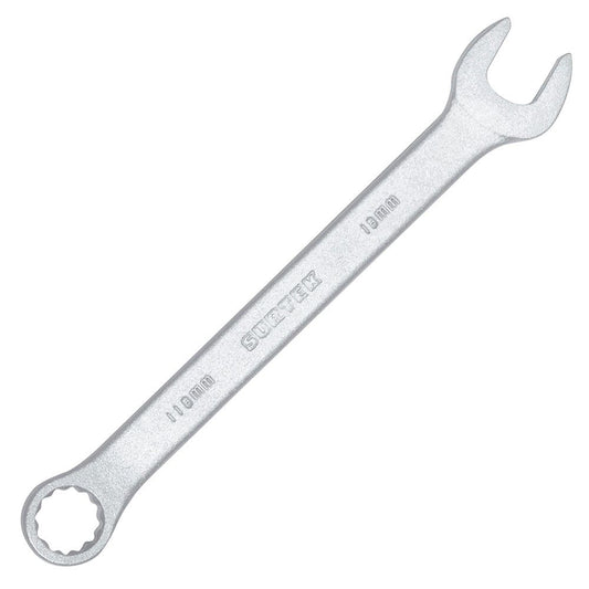 Llave Combinada Satinada Métrica, 12 Puntas, Surtek 118M