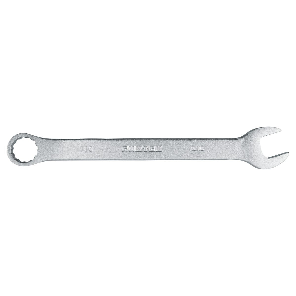 Llave Combinada Satinada En Pulgadas, 12 Puntas, Surtek 118
