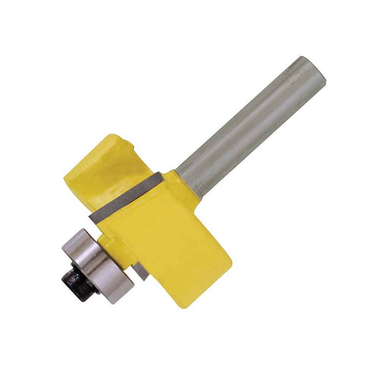 Broca Para Router De Acero Rebajadora Con Balero 1-1/4 Zanco De 1/4, Surtek 119263