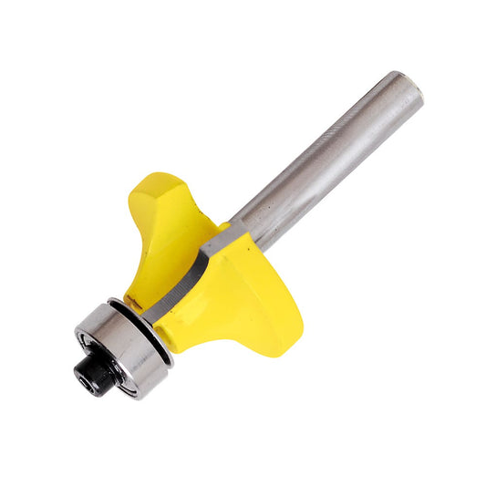 Broca Para Router De Acero Redondeadora Con Balero 1 Zanco De 1/4, Surtek 119268