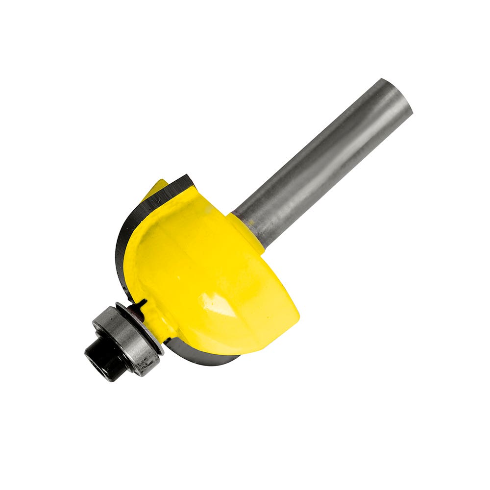 Broca Para Router De Acero Bocel Cuarto Con Balero 1-1/8 Zanco De 1/4, Surtek 119278
