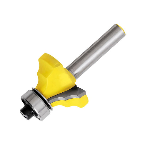 Broca Para Router De Acero Moldura Clásica Con Balero 1-1/8 Zanco De 1/4, Surtek 119279