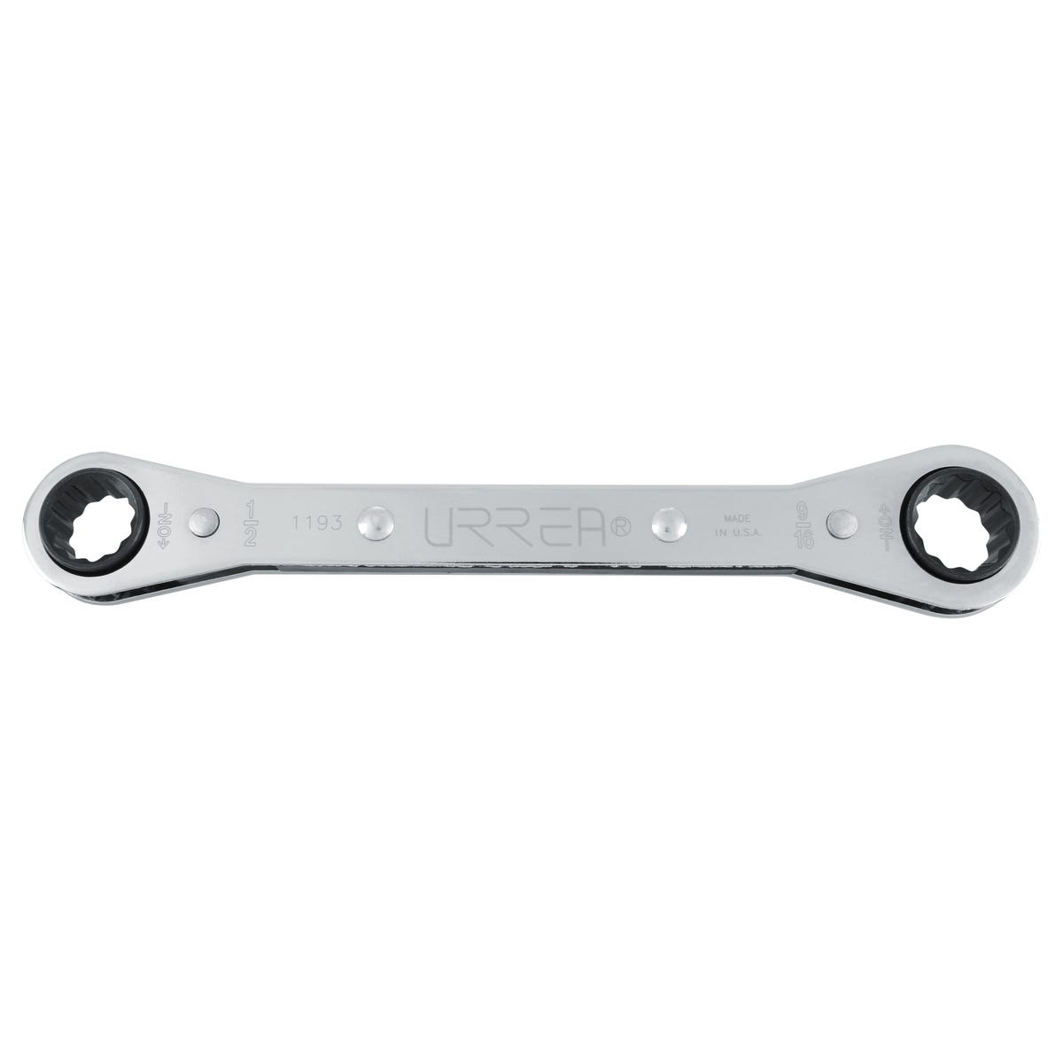 Llave De Estrías De Matraca 1/2" x 9/16" Urrea 1193