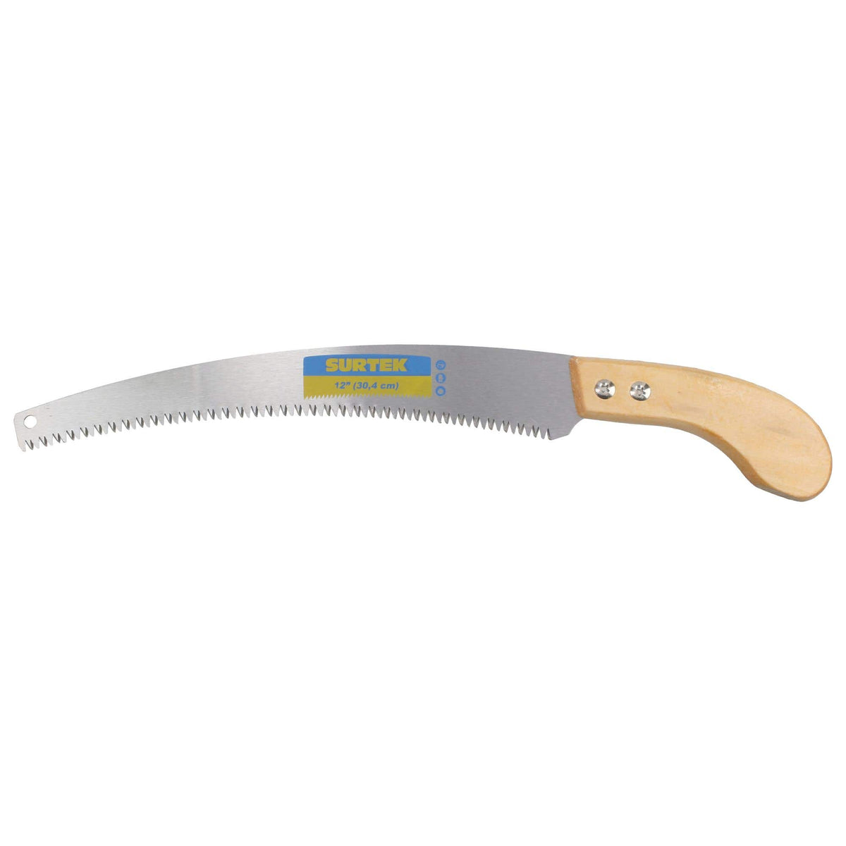Serrucho De Poda Con Mango De Madera Curvo 12, Surtek 120260