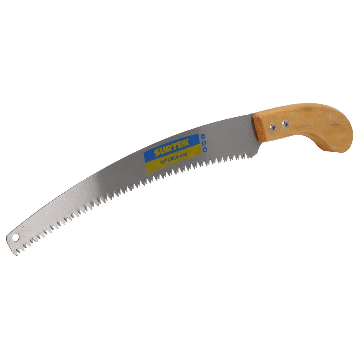 Serrucho De Poda Con Mango De Madera Curvo 12, Surtek 120260