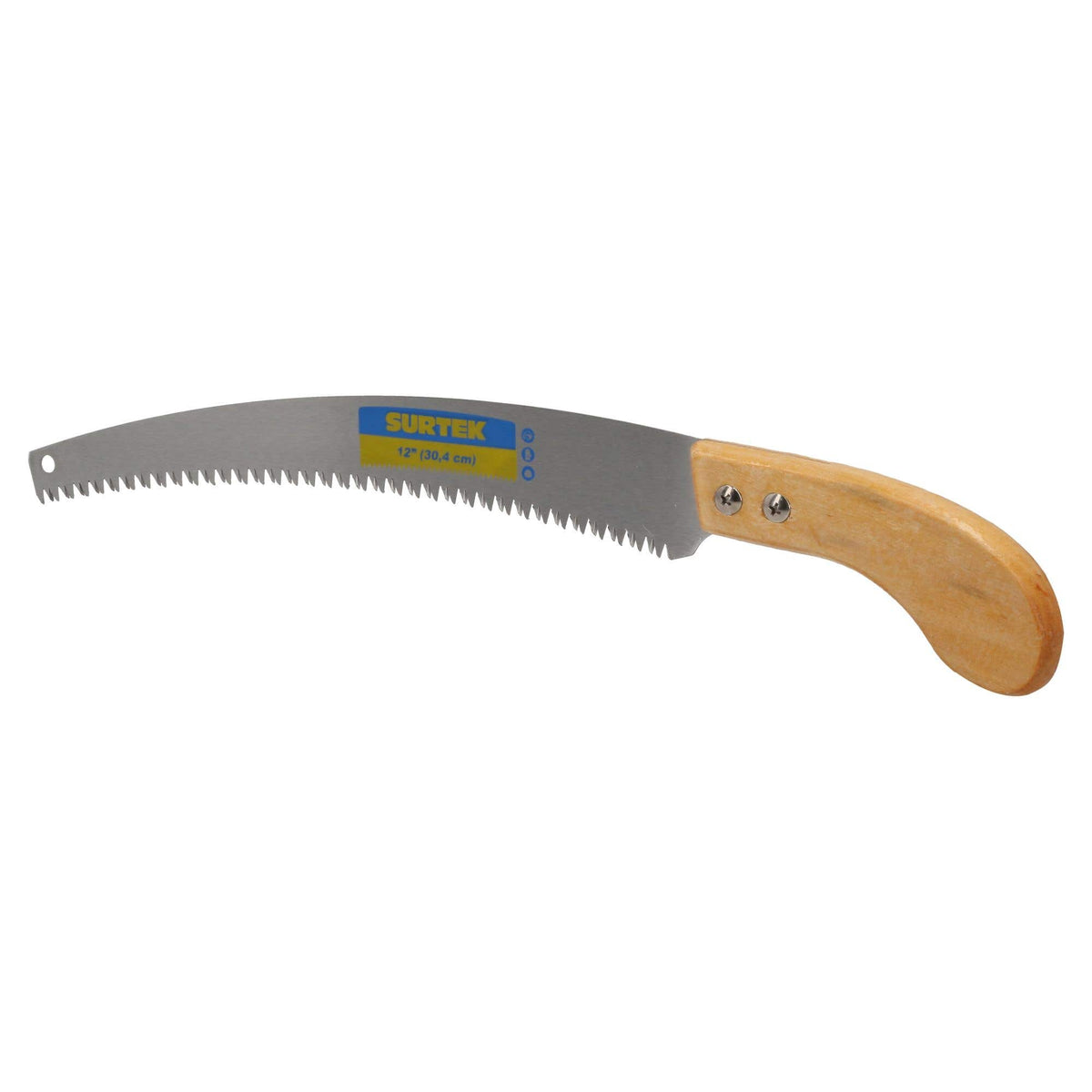 Serrucho De Poda Con Mango De Madera Curvo 12, Surtek 120260