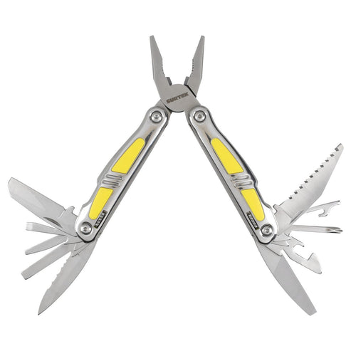 Pinza Multiherramienta Con Mango De Acero Inoxidable Y Plástico 14 En 1 De 6, Surtek 120525