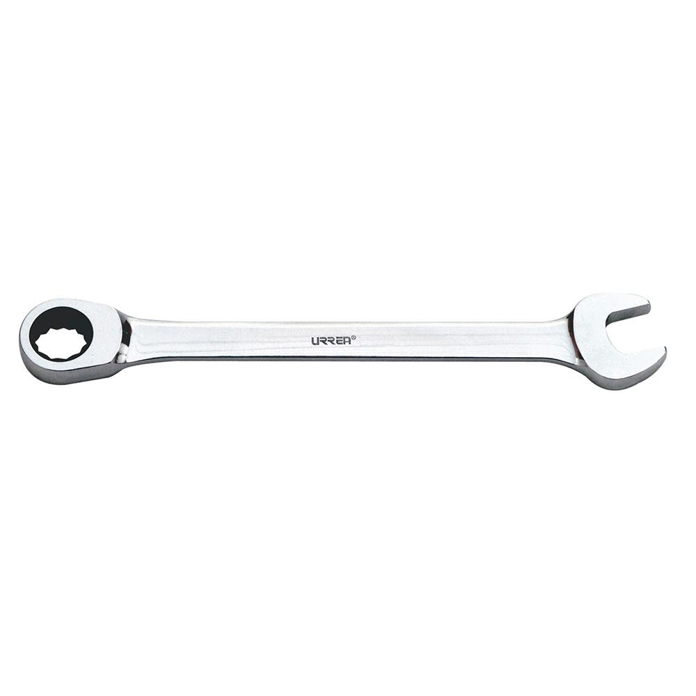 Llave Combinada Pulido Espejo De Matraca Métrica, 12 Puntas, 8 mm Urrea 1208MCM