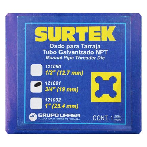 Dado Para Tarraja De 3/4 NPT, Surtek 121091