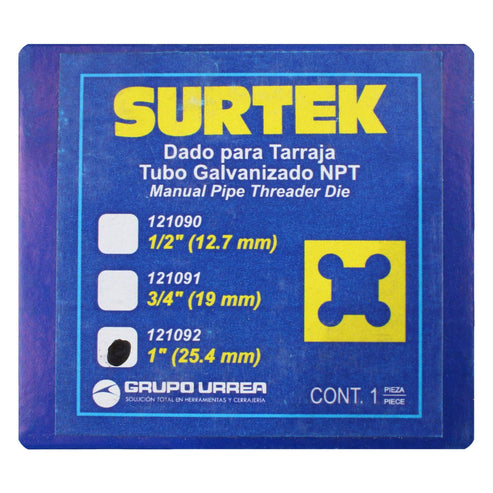 Dado Para Tarraja De 1 NPT, Surtek 121092