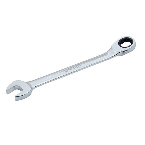 Llave Combinada Pulido Espejo De Matraca Spline Reversible Métrica, 10 mm, Urrea 1210MCMR