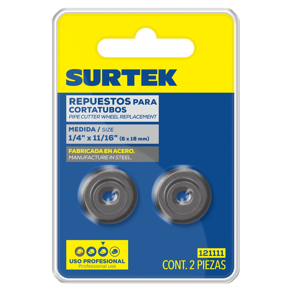 Repuesto De Cuchilla Para Cortatubos 121155, Surtek 121111