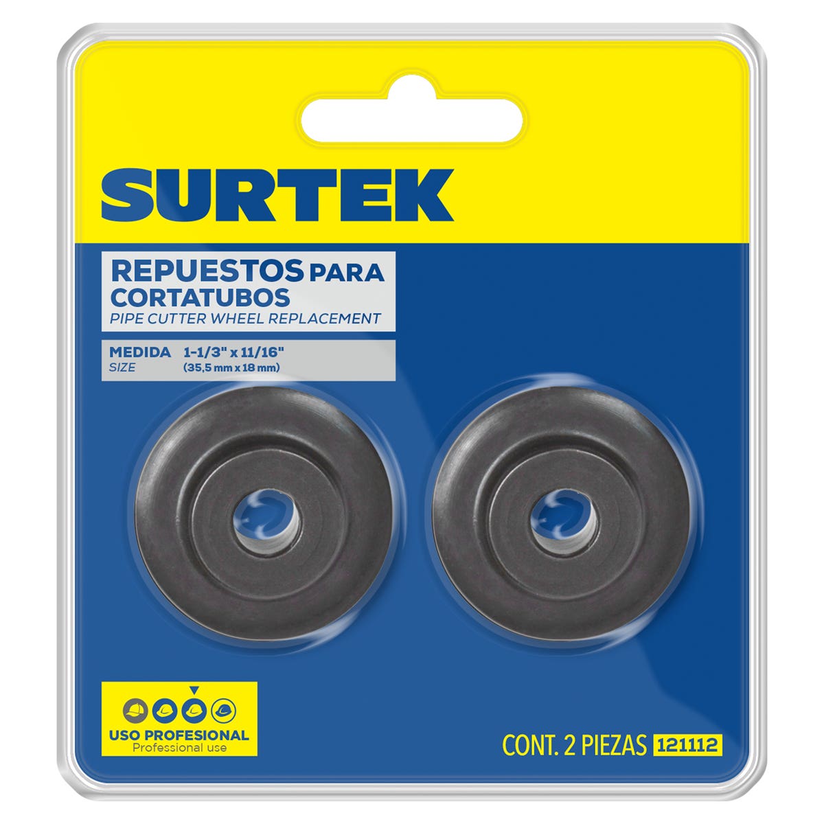 Repuesto De Cuchilla Para Cortatubos 121158, Surtek 121112