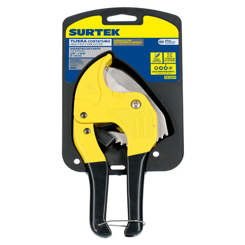 Tijeras Para Tubos Plásticos De 1/8 A 1-5/8, Surtek 121120