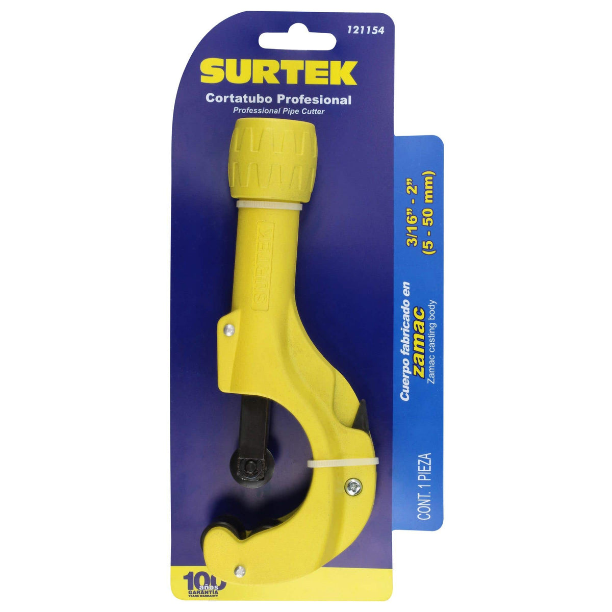 Cortatubos Cuerpo De Zamac De 5/32 A 2, Surtek 121154