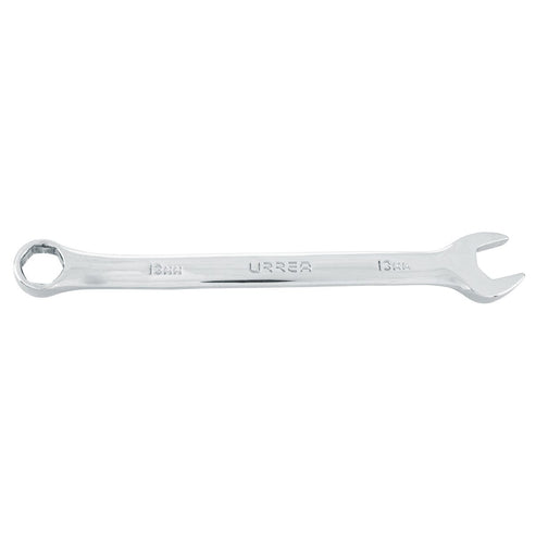 Llave Combinada Pulido Espejo Métrica, 6 Puntas, Urrea 1213MH