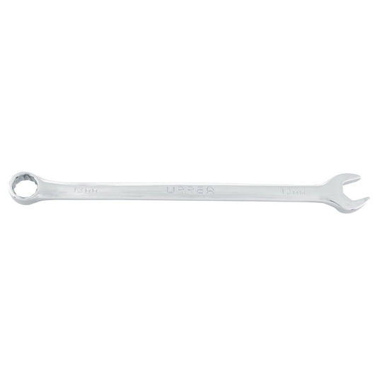 Llave Combinada Extra Larga Pulido Espejo Métrica, 12 Puntas, Urrea 1213ML
