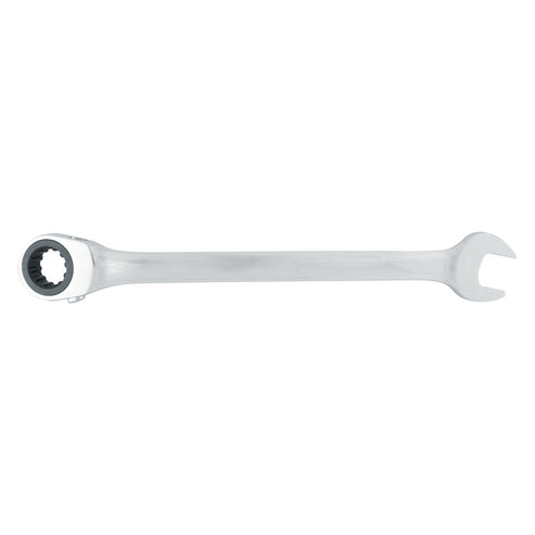 Llave Combinada Pulido Espejo De Matraca Spline Reversible En Pulgadas, 7/16, Urrea 1214CMR