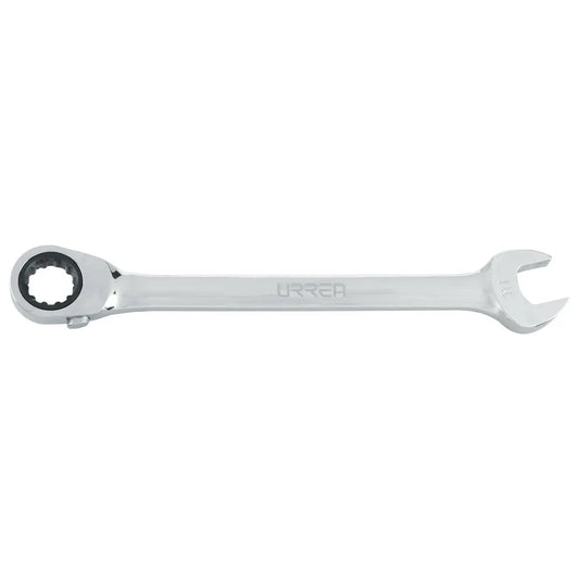 Llave Combinada Pulido Espejo De Matraca Spline Reversible Métrica, 14 mm, Urrea 1214MCMR