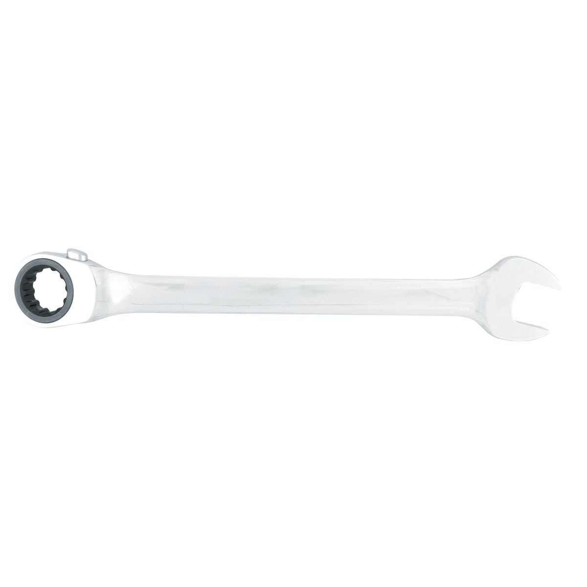 Llave Combinada Pulido Espejo De Matraca Spline Reversible En Pulgadas, 7/16, Urrea 1214CMR