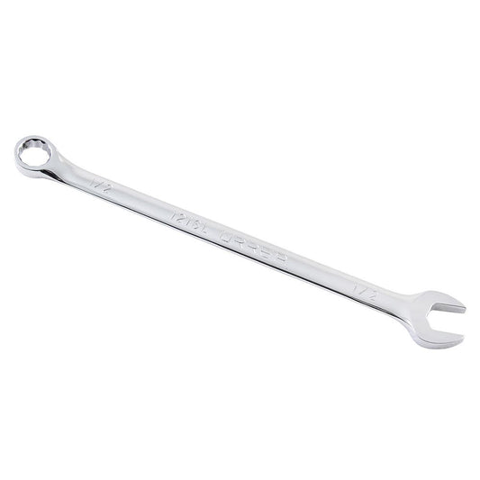 Llave Combinada Extra Larga Pulido Espejo En Pulgadas, 12 Puntas, Urrea 1216L