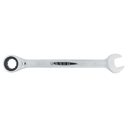 Llave Combinada Pulido Espejo De Matraca En Pulgadas, 12 Puntas, 9/16" Urrea 1218CM