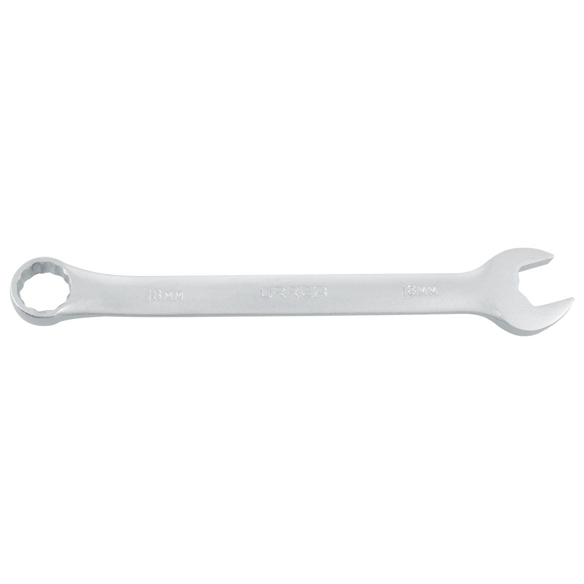 Llave Combinada Satinada Métrica, 12 Puntas, Urrea 1218MA